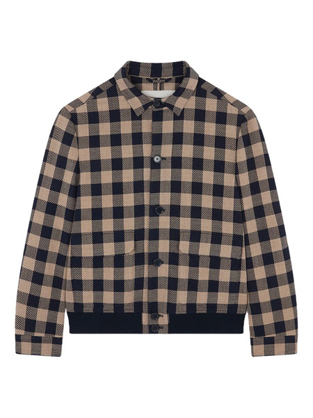  Paul & Shark Check-pattern Blouson - Blue 