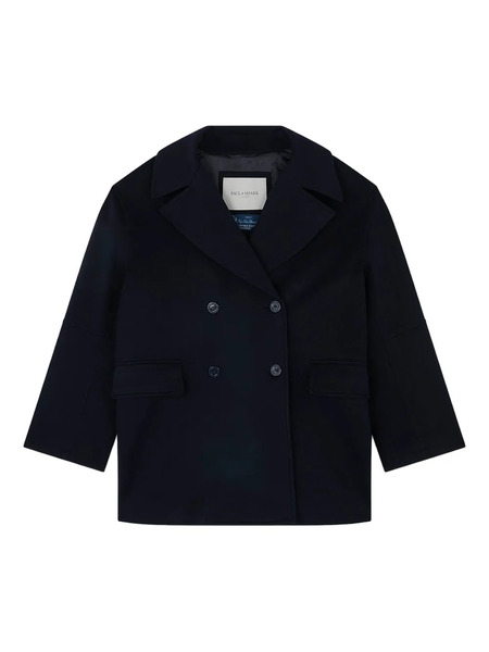  Paul & Shark Double-breasted Cashmere Coat - Blue 