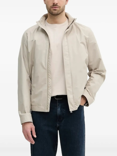  Paul & Shark High-neck Zip-front Jacket - White 