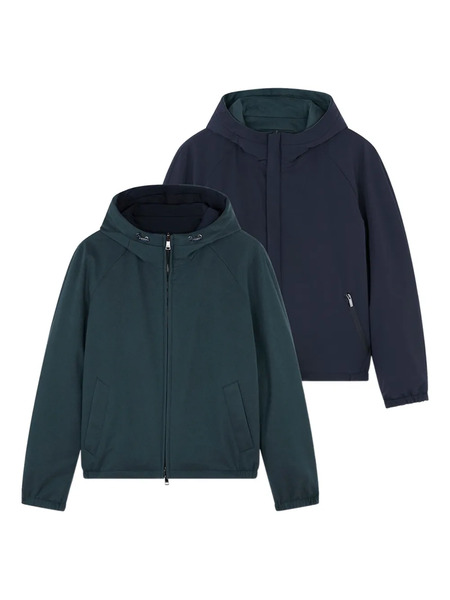  Paul & Shark Hooded Reversible Jacket - Green 