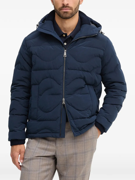  Paul & Shark Hooded Zip Jacket - Blue 