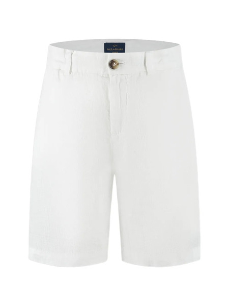  Paul & Shark Junior Button-fly Shorts - White 