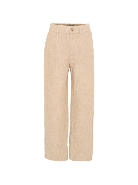  Paul & Shark Junior Buttoned Linen Trousers - Neutrals 