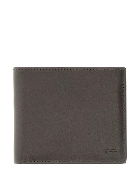  Paul & Shark Leather Bi-fold Wallet - Grey 