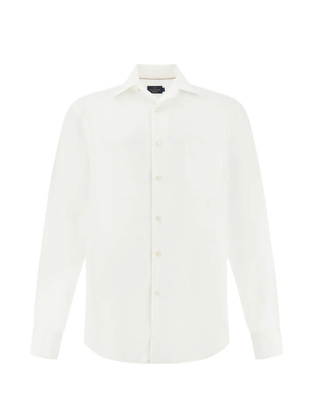  Paul & Shark Linen Shirt - White 