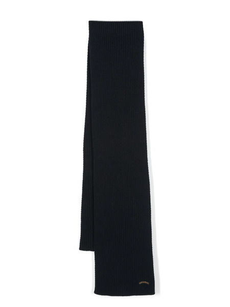  Paul & Shark Logo-patch Scarf - Blue 