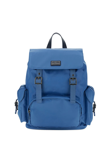  Paul & Shark Milano Leather-trim Backpack - Blue 