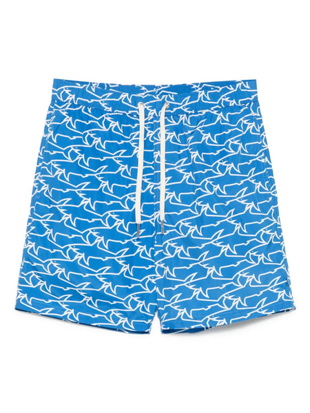  Paul & Shark Printed Swim Shorts - Blue 