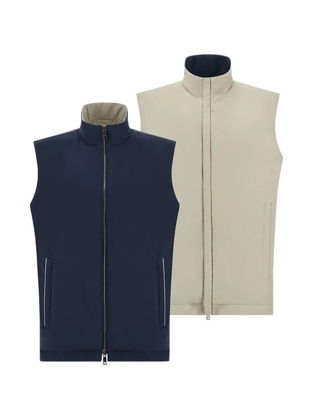  Paul & Shark Reversible Gilet - Blue 