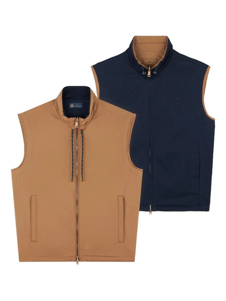  Paul & Shark Reversible Gilet - Brown 