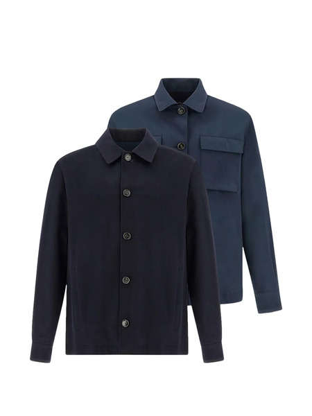 Paul & Shark Reversible Overshirt - Blue 