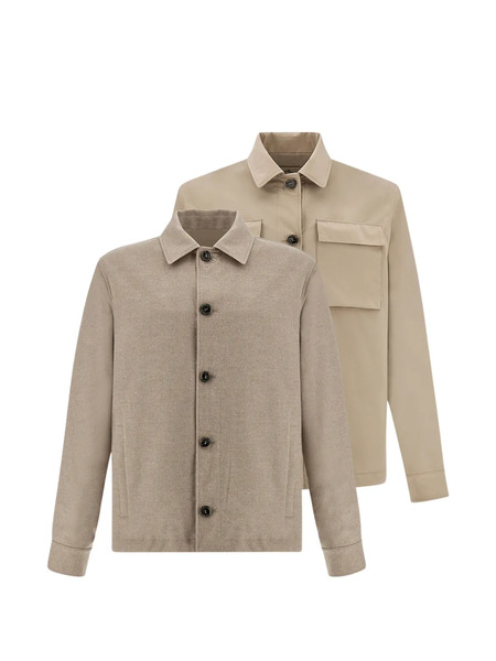  Paul & Shark Reversible Overshirt - Neutrals 