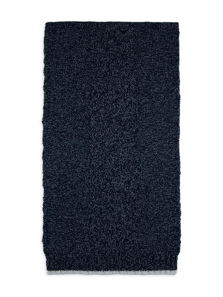  Paul & Shark Ribbed-trim Scarf - Blue 