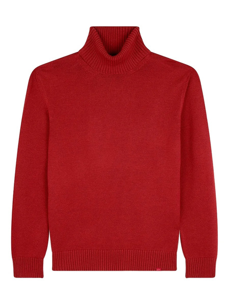  Paul & Shark Turtleneck Wool Sweater - Red 