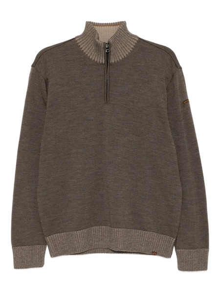  Paul & Shark Wool Half-zip Jumper - Brown 