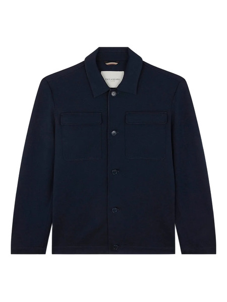  Paul & Shark Wool Pocket Shirt - Blue 