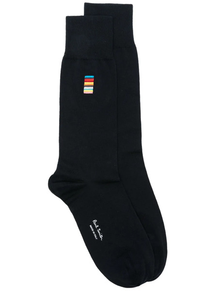  Paul Smith Artist-stripe Socks - Blue 