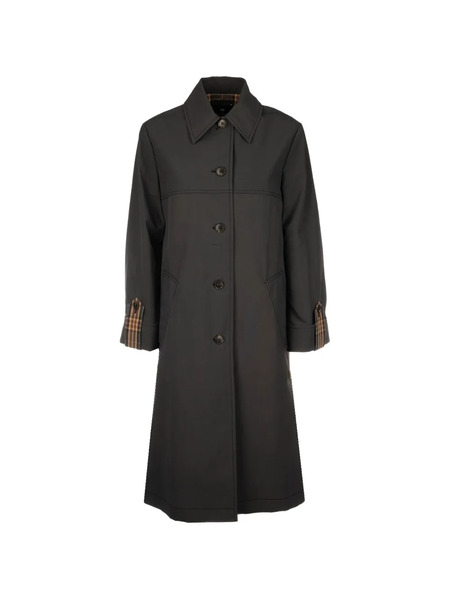  Paul Smith Button Cuff Trench - Black 