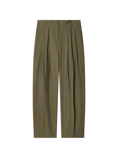  Paul Smith Button Pleated Trousers - Green 