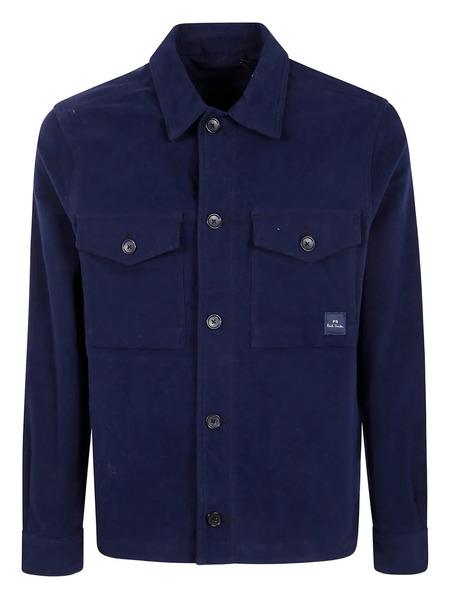  Paul Smith Buttoned Pocket Jacket - Blue 