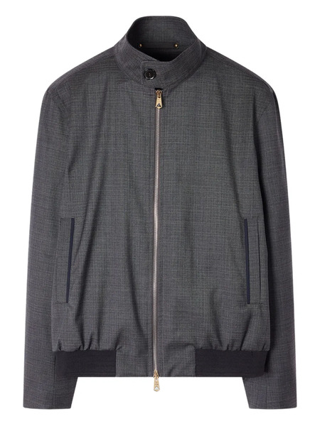  Paul Smith Check-pattern Bomber Jacket - Grey 