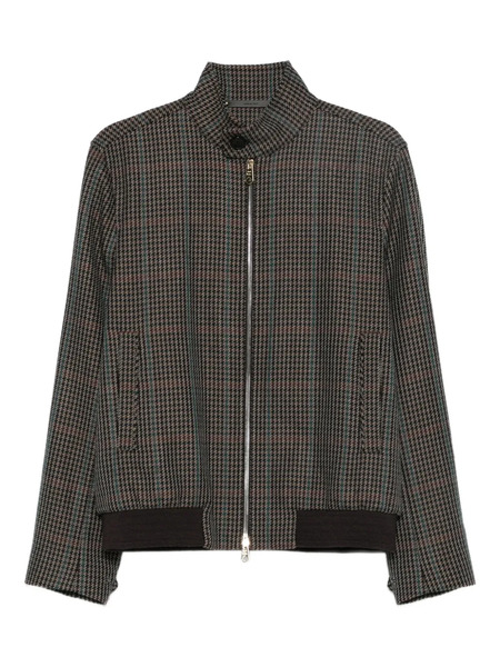  Paul Smith Checked Zip-up Bomber Jacket - Grey 