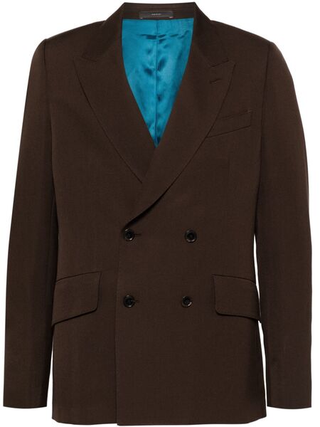  Paul Smith Double-breasted Blazer - Brown 