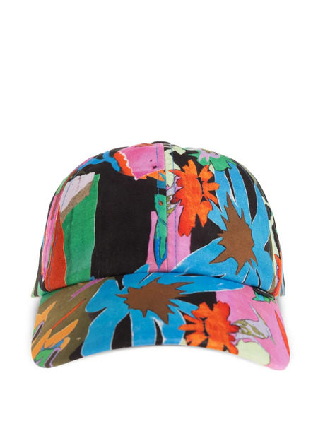  Paul Smith Floral Print Cap - Blue 