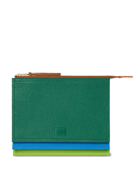  Paul Smith Layered Zip Wallet - Green 