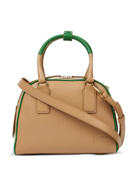  Paul Smith Leather Contrasting-trim Top-handle Bag - Neutrals 