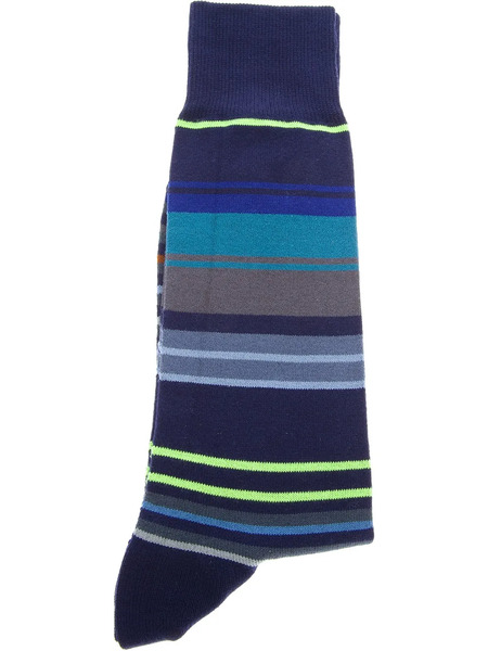  Paul Smith Long Striped Socks - Blue 