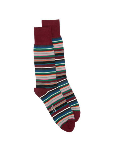  Paul Smith Munich Striped Socks - Red 