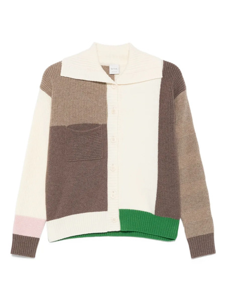  Paul Smith Patchwork Cardigan - Neutrals 