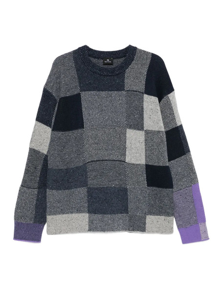  Paul Smith Patchwork-panelled Sweater - Blue 