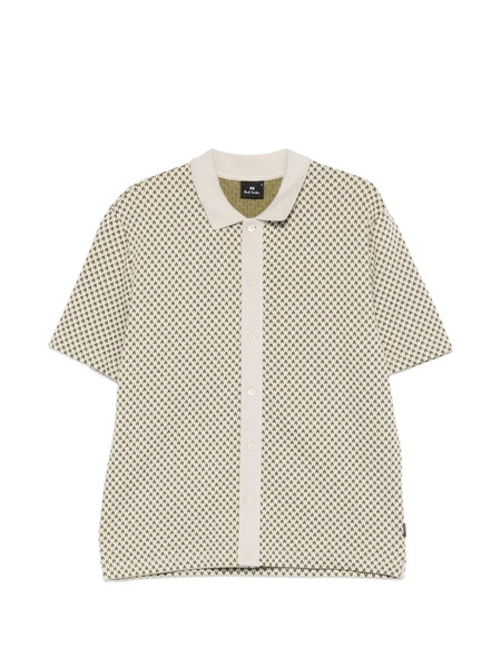  Paul Smith Patterned Collared Knitwear - Neutrals 