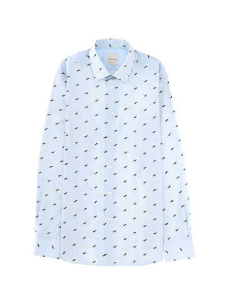  Paul Smith Patterned Shirt - Blue 