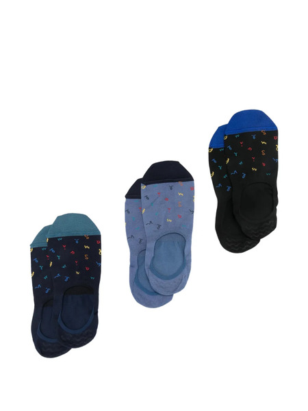  Paul Smith Patterned Socks (set Of Three) - Blue 