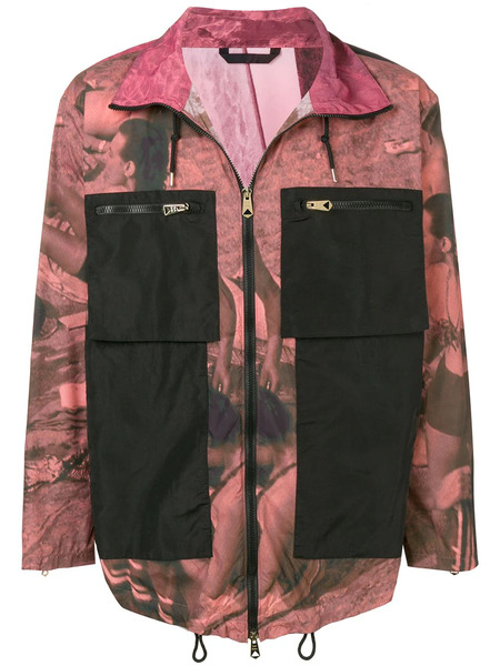  Paul Smith Photographic Print Jacket - Pink 