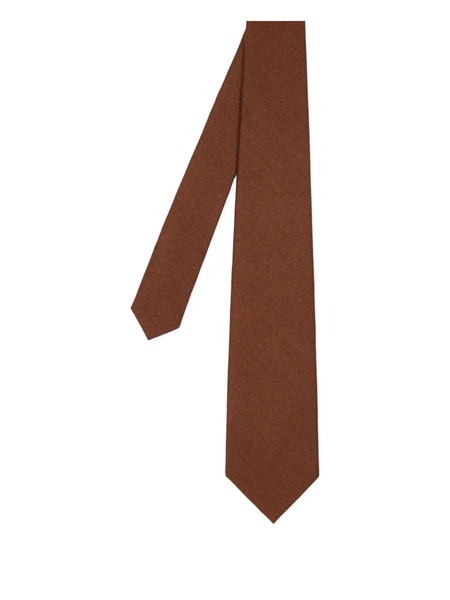  Paul Smith Pointed-tip Tie - Brown 