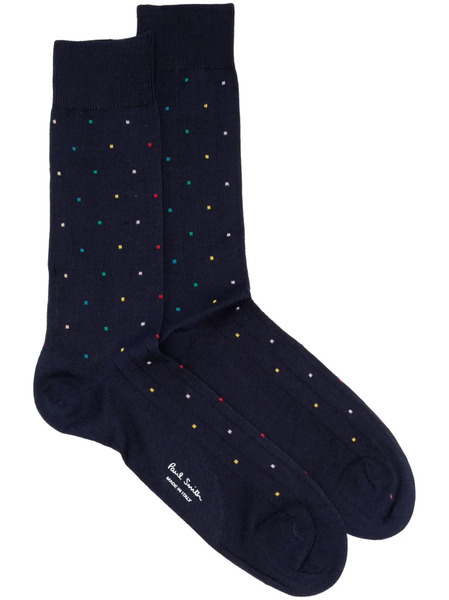  Paul Smith Polka-dot Ankle Socks - Blue 