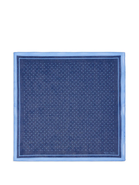  Paul Smith Polka-dot Pocket Square - Blue 