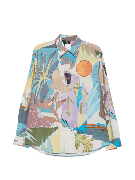  Paul Smith Printed Shirt - Blue 