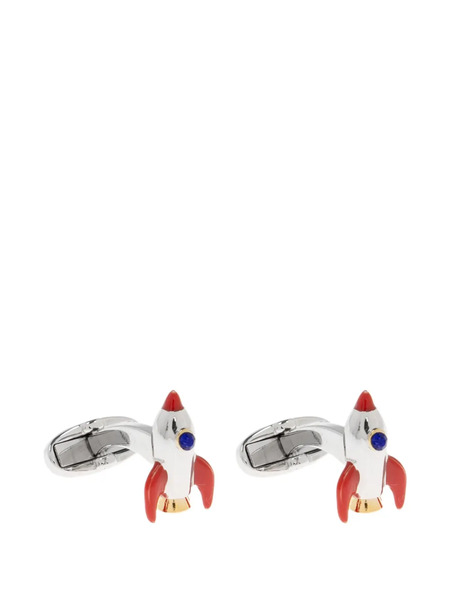  Paul Smith Rocket-motif Cufflinks - Silver 