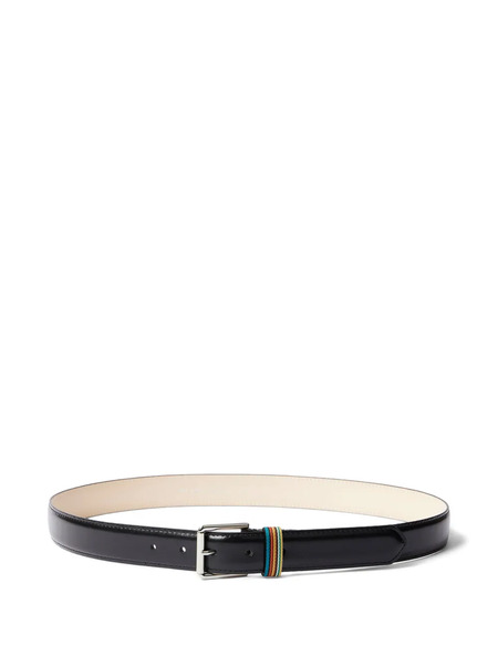  Paul Smith Signature Stripe Belt - Black 