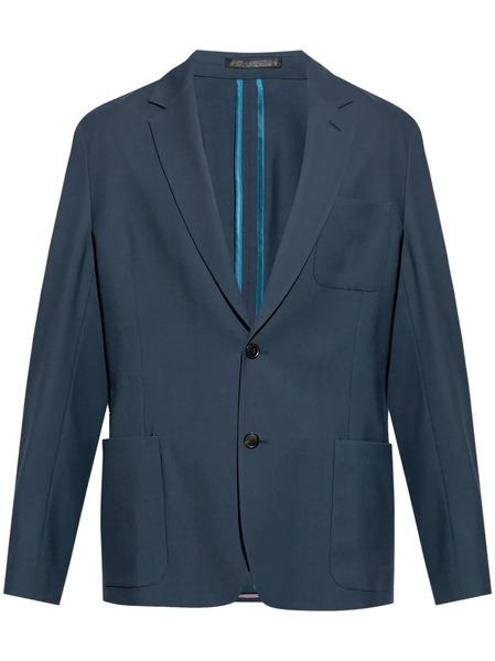  Paul Smith Single-breasted Wool Blazer - Blue 
