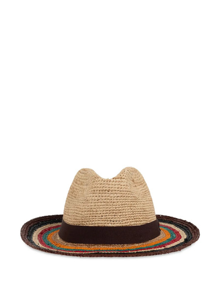  Paul Smith Straw Sun Hat - Neutrals 