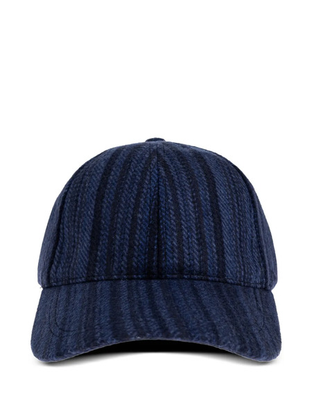  Paul Smith Striped Baseball Cap - Blue 