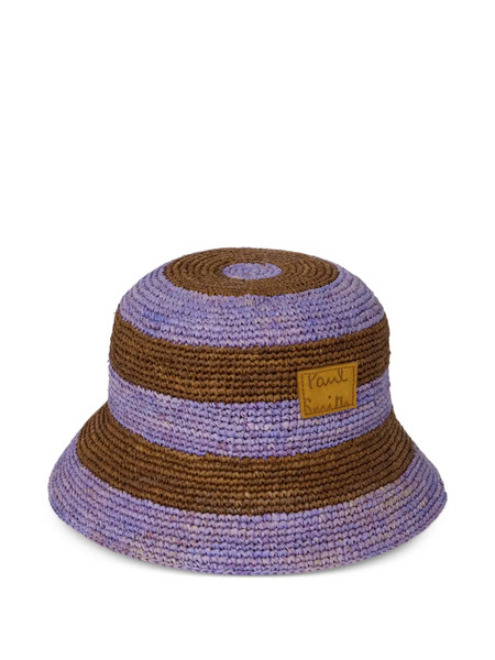  Paul Smith Striped Bucket Hat - Purple 