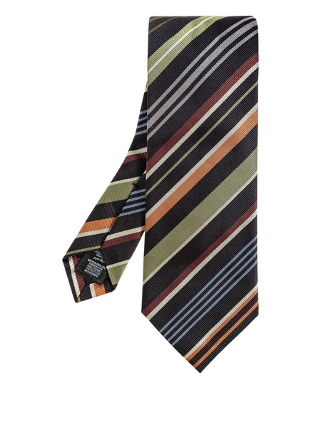  Paul Smith Striped Tie - Black 