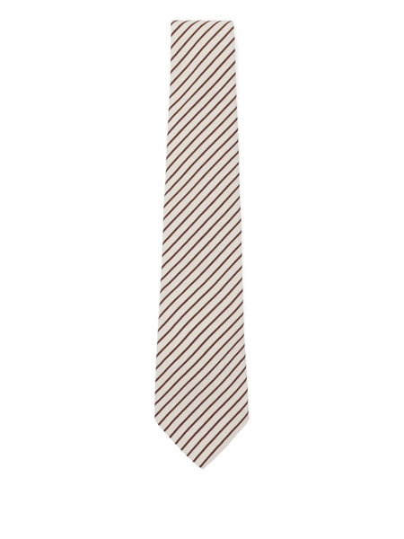  Paul Smith Striped Tie - Neutrals 